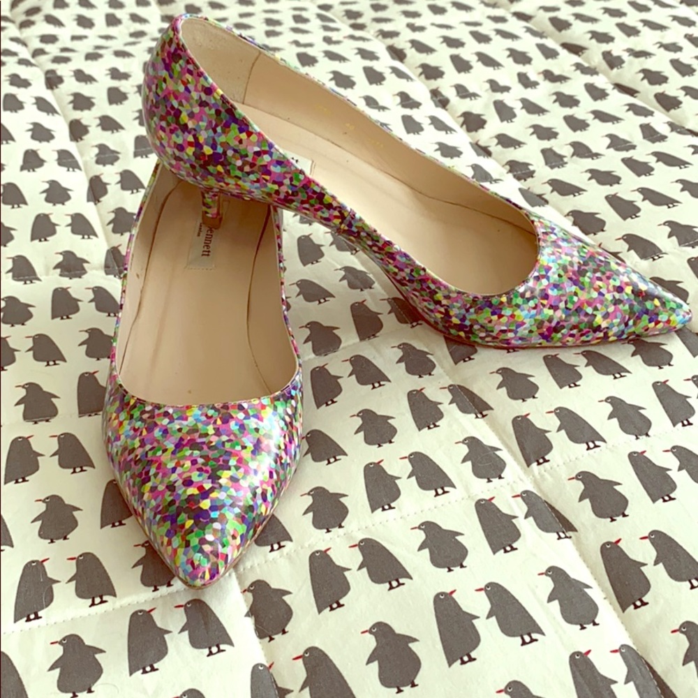 LK Bennett Confetti kitten heels
